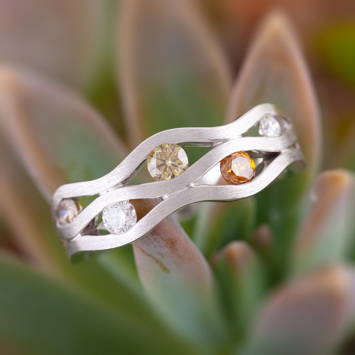 Raindrop Pendant & Riviera Ring