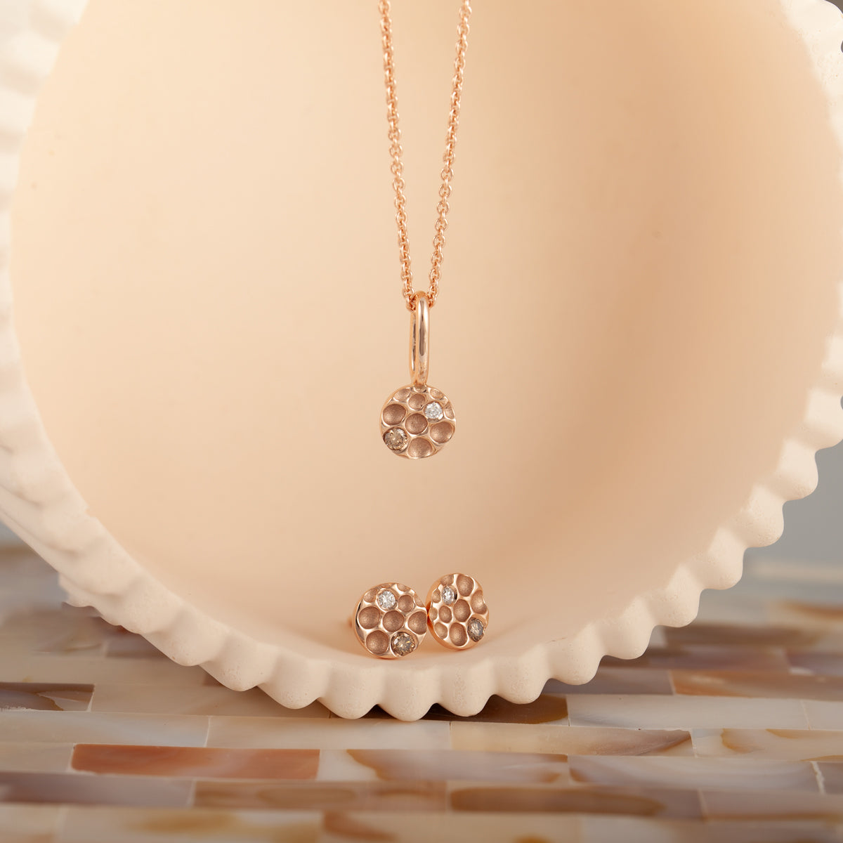 Raindrop Pendant & Earrings