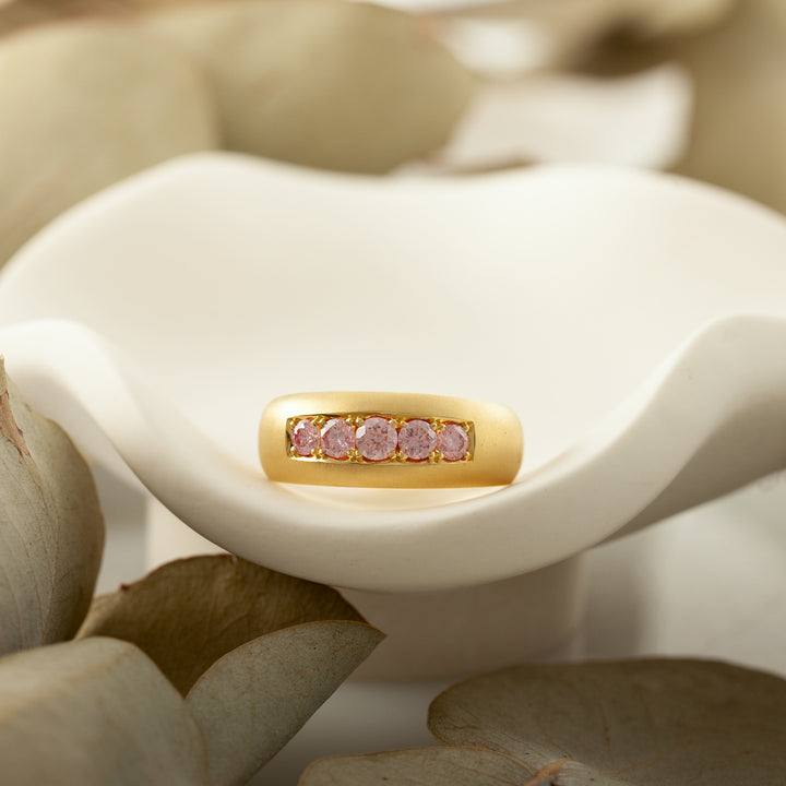 Audrey Pink Diamond Ring