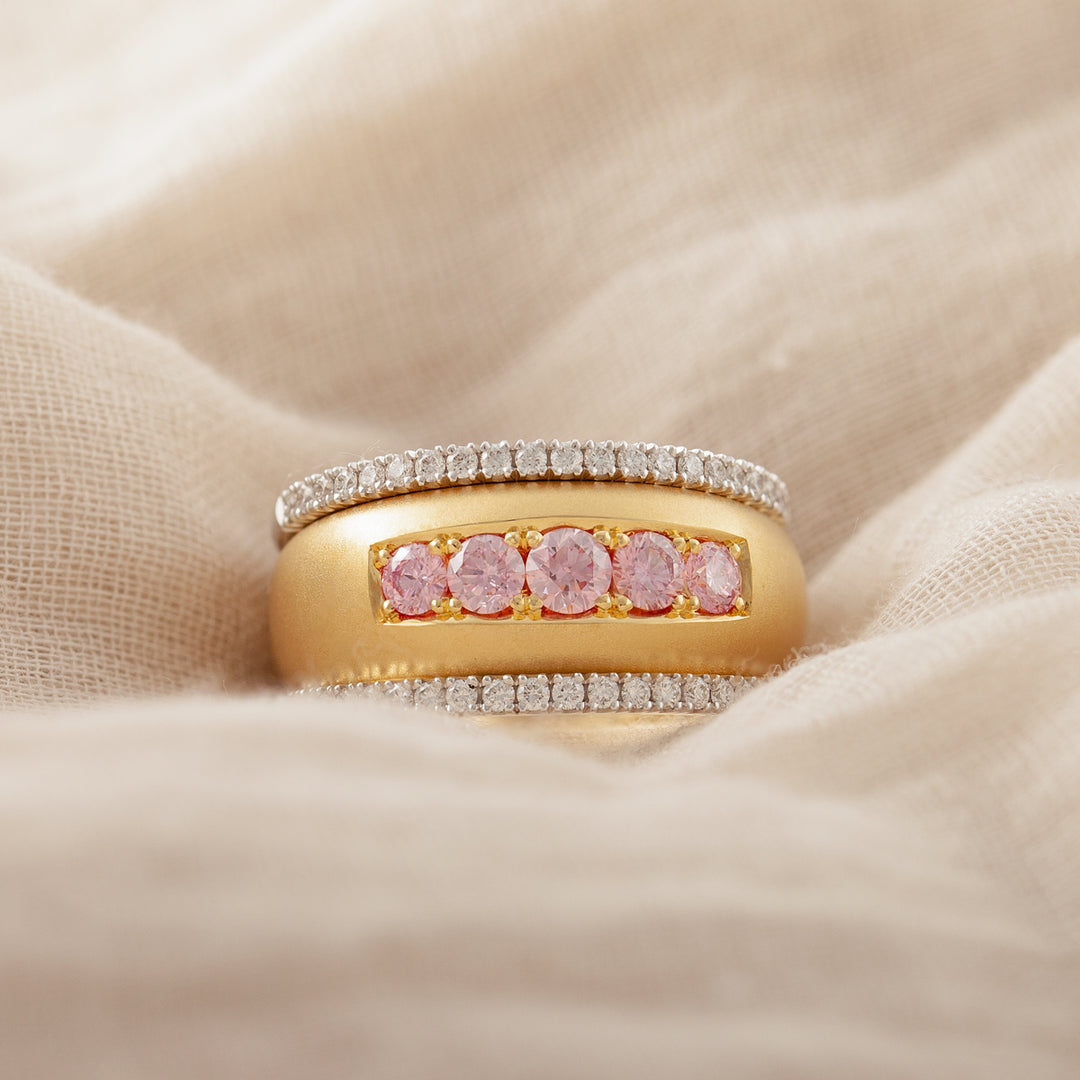 Audrey Pink Diamond Ring