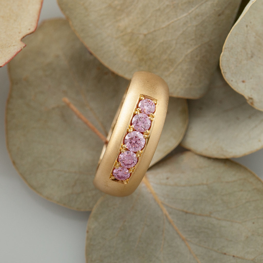 Audrey Pink Diamond Ring