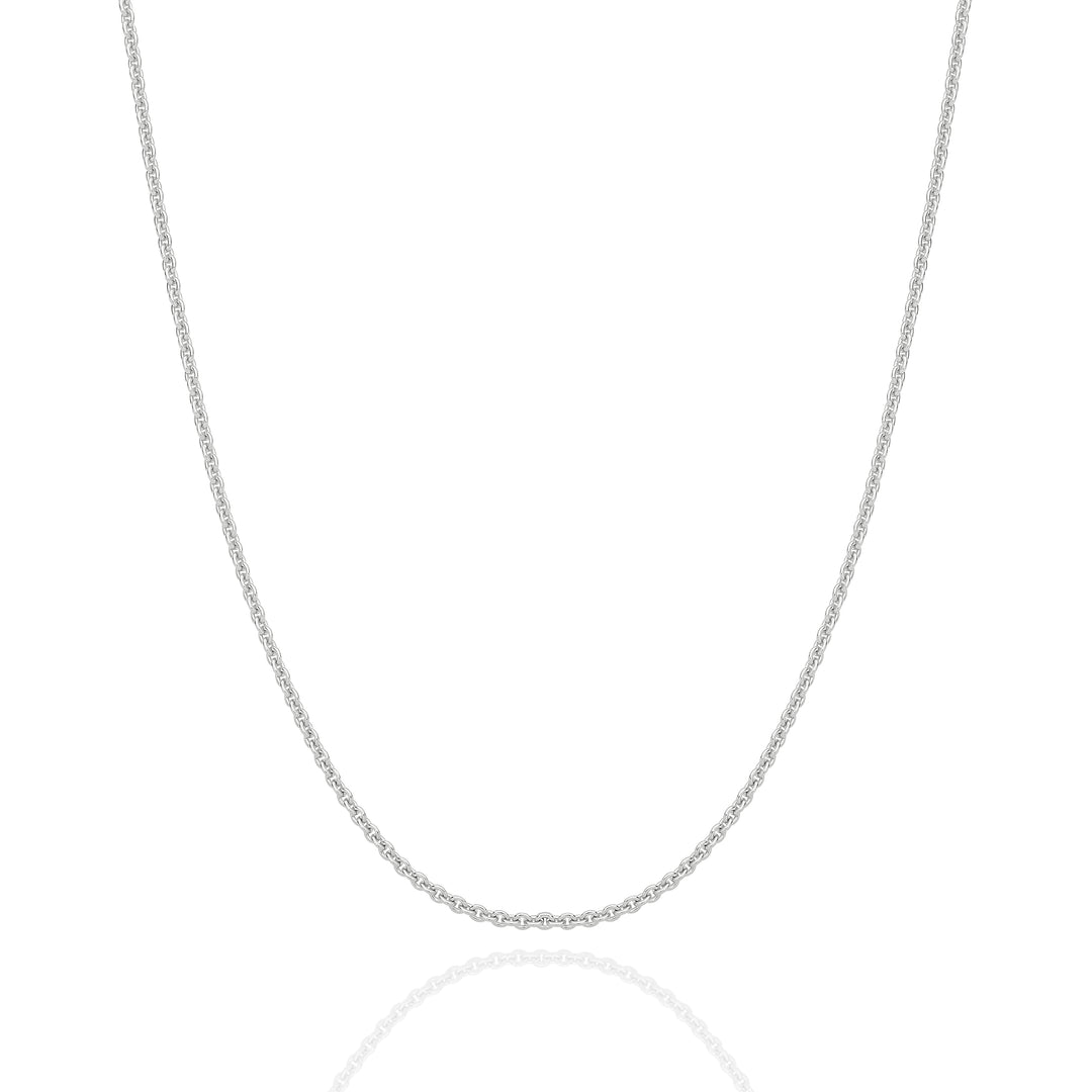 Sterling Silver Gold Plated Lite Trace chain 1.1mm