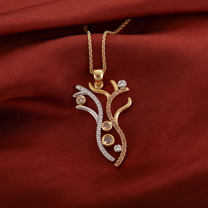 Contour Pavé Boab Pendant