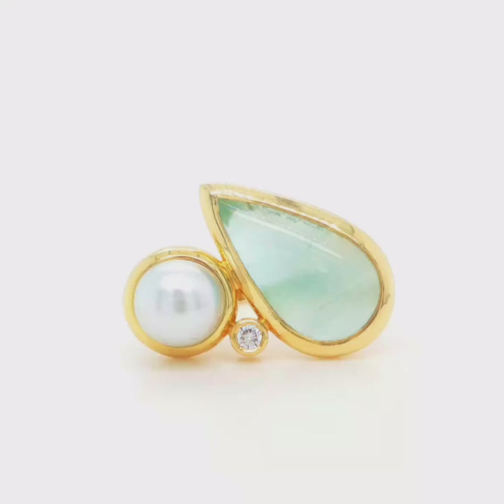 Lagoon Ring Teardrop