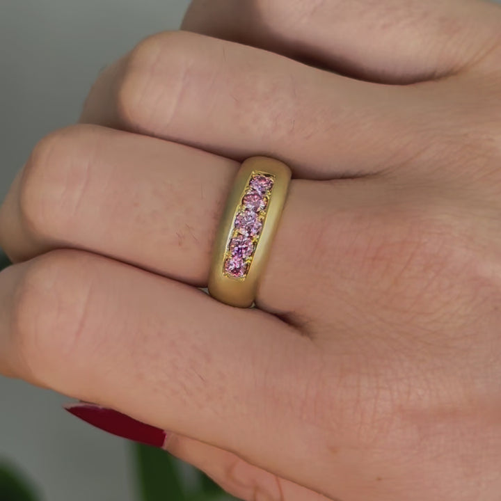 Audrey Pink Diamond Ring