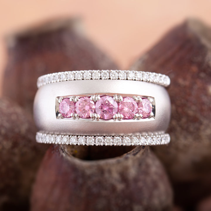 Audrey Pink Diamond Ring
