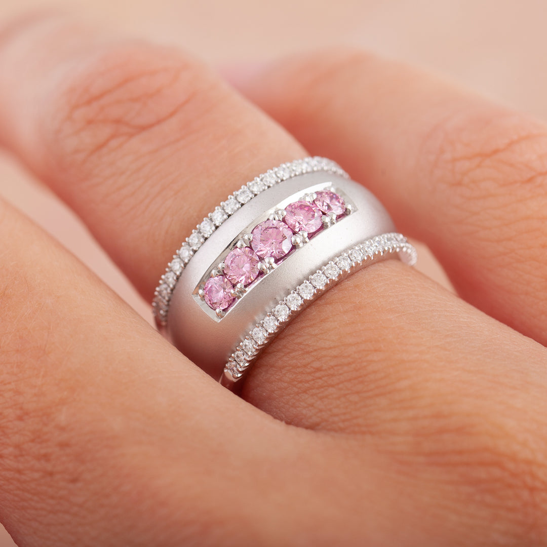 Audrey Pink Diamond Ring