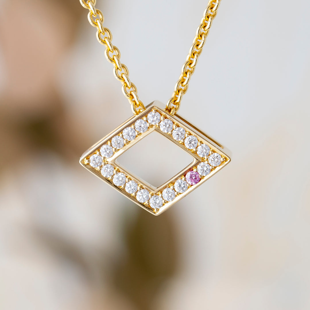 Diamond Kite Pendant