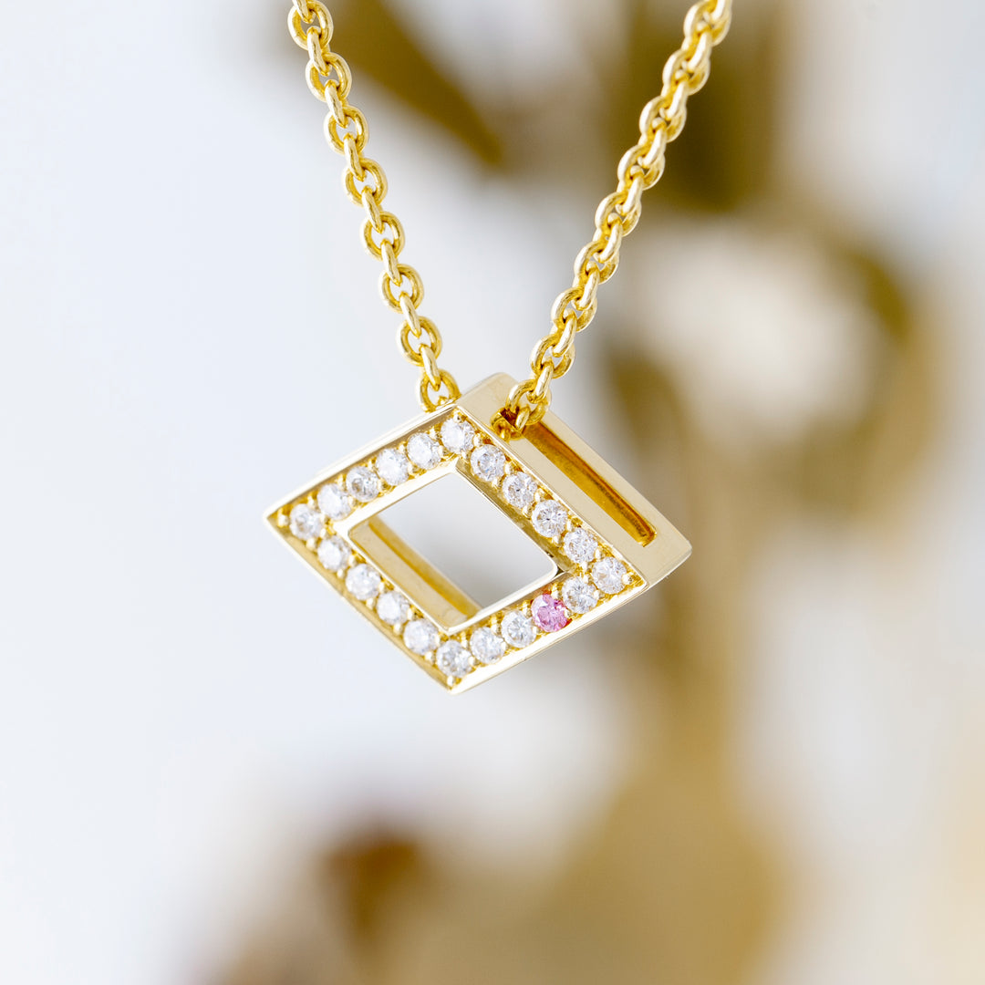 Diamond Kite Pendant