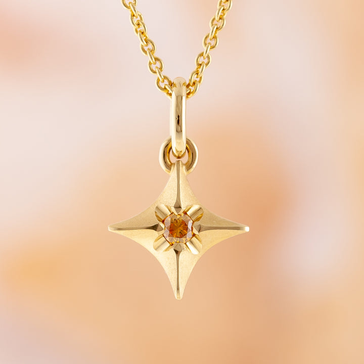 North Star Diamond Pendant